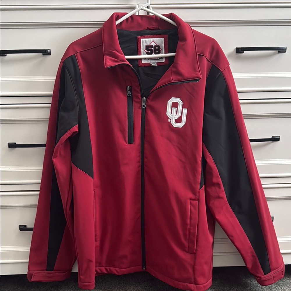 OU Red and Black Logo Jacket